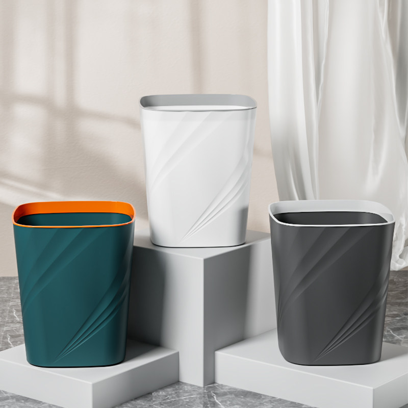 垃圾桶家用c大容量轻奢北欧风带压圈垃圾筒大号卫生间厕所垃圾纸