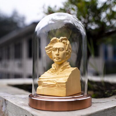 家居内饰汽车装饰摆件出入伟车载青年像雕塑橘子头平安供奉人洲