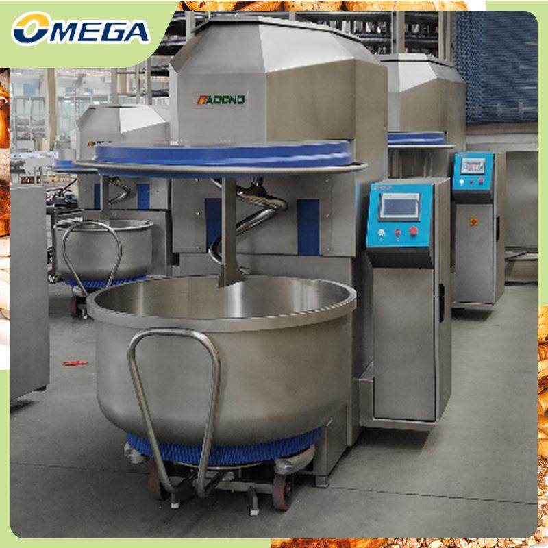 离缸和面机厂家生产商用大型不锈钢带触屏高速面粉搅拌机