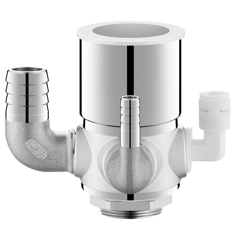 洗衣机下水管三通分水器洗手盆烘干机排水管道二合一出水地漏接头