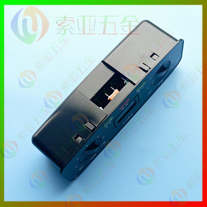 商用冰柜冷柜塑料配件带开关双旋钮指示灯后罩温控显示面板控制器