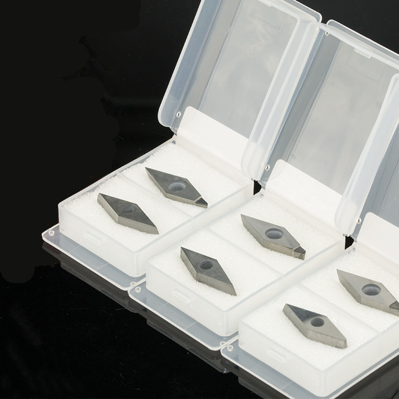 汽车轮毂拉丝修复刀片金刚石PCD无雪花挤压VCMT160408 VCGT160404