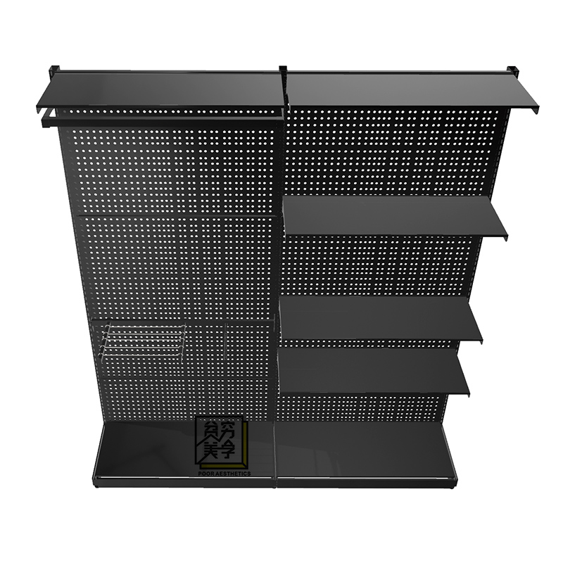 万能五金货架洞洞板衣柜开放式金属衣帽间简易收纳少女组合置物架