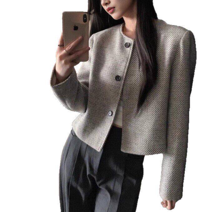 小香风外套女短款小个子春秋2026新款爆款名媛高级感春装女款上衣