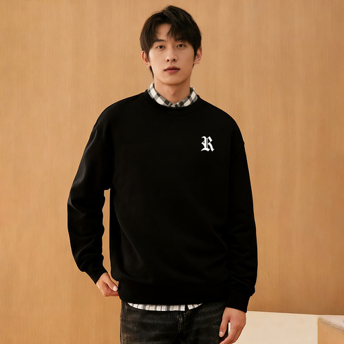 ROBINHOOD/罗宾汉卫衣设计师男装高级感长袖痞帅美式户外休闲男装