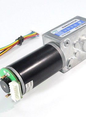 5840-31ZY涡轮蜗杆编码器减速电机自动晾衣架马达金属齿轮正反转