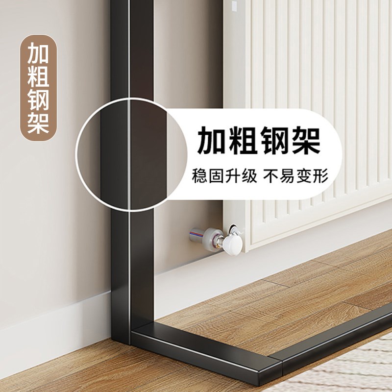 暖气片上方置物架客厅卧室落地床头整理架沙发后长条夹缝缝隙隔板