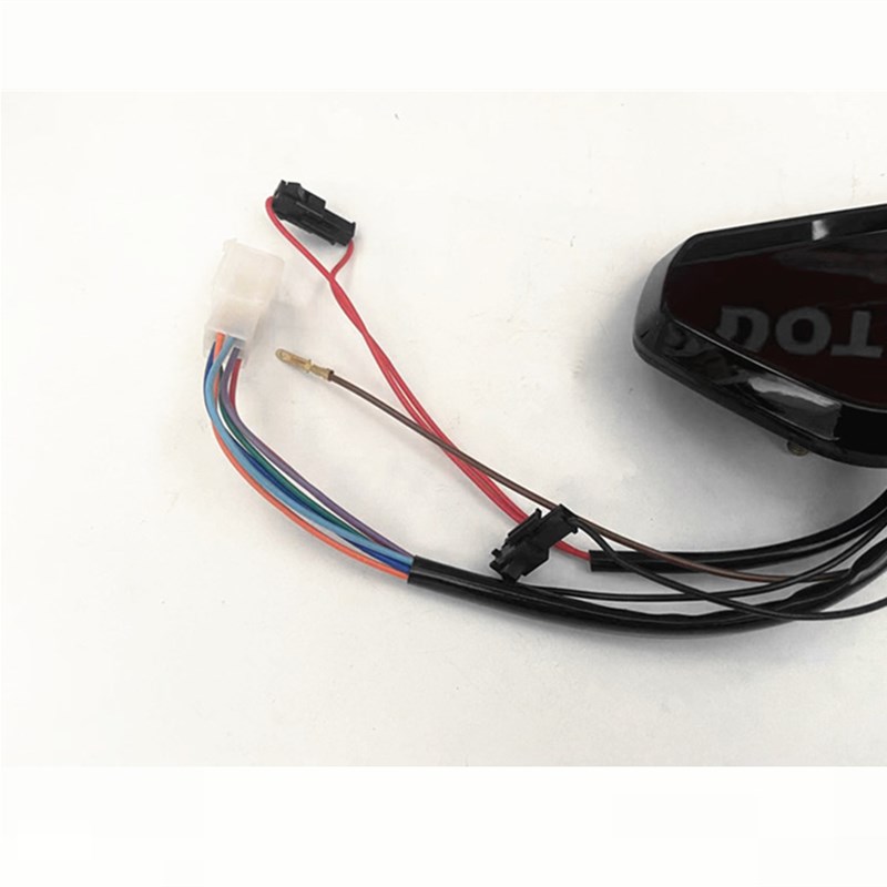 大金牛电动车仪表48v60v72Vv通用改装大疆液晶表速八黑莓led仪表