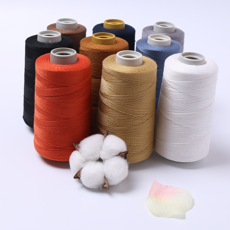 宝塔线沙发被子用线608粗线彩色缝纫机线牛仔裤线牢固工业缝纫线