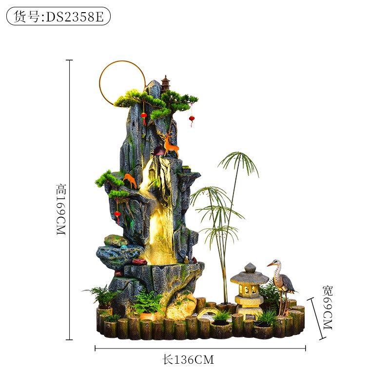 假山流水喷泉加湿摆件落地招财循环鱼池家居办公室阳台开业装饰品,家居饰品,流水摆件,淘宝优惠券,粉丝福利购,淘宝优惠卷