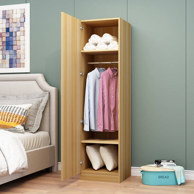 简约单门衣柜儿童衣柜宿舍储物柜出租房柜阳台柜单门环保定制