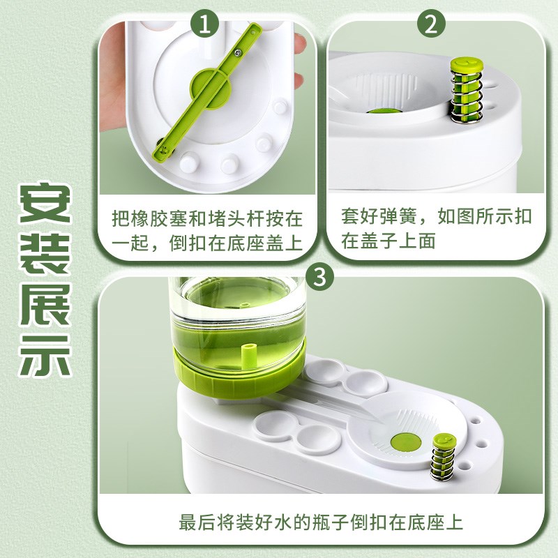 画笔清洗器色彩颜料笔洗笔桶水粉笔洗毛笔小马桶型宠物猫喝水洗笔