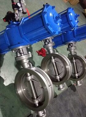 气动对夹式硬密封蝶阀D671H-16P 水蒸汽导热油