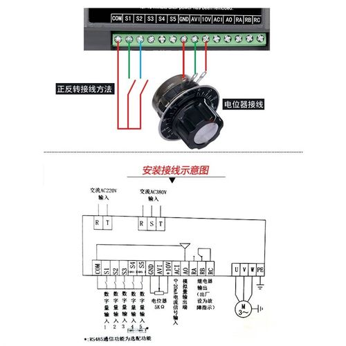 变频器0.75-1.5-2.2-4-5.5-7.5KW11单相220v转三相380V电机调速a8
