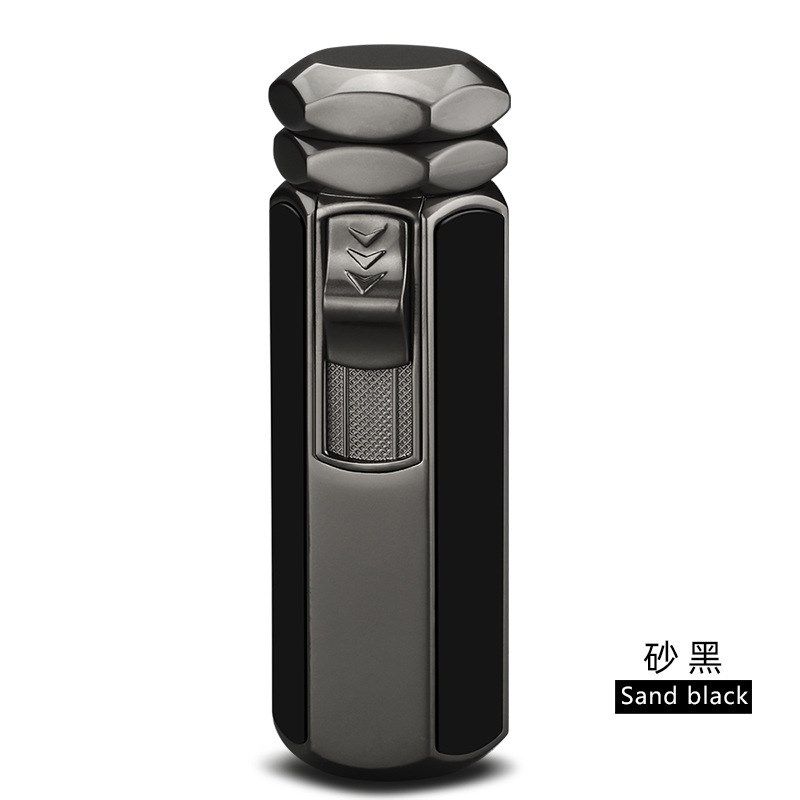创意金属四直冲大火力雪茄充气防风打火机JL1003个性打火机跨境礼
