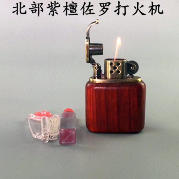 红木打火机充电打火机雕刻老九门款木质防风打火机佐罗机芯图片