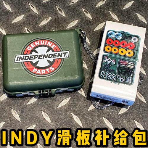 不止滑板因地零件包INDY美国进口补给包PU桥钉顶点急救包质量超好