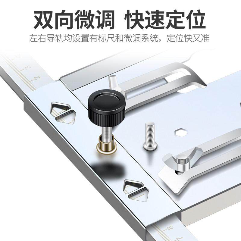 圆锯手提锯多功能裁板神器云石机木工小型切割Q机底板改装支架靠