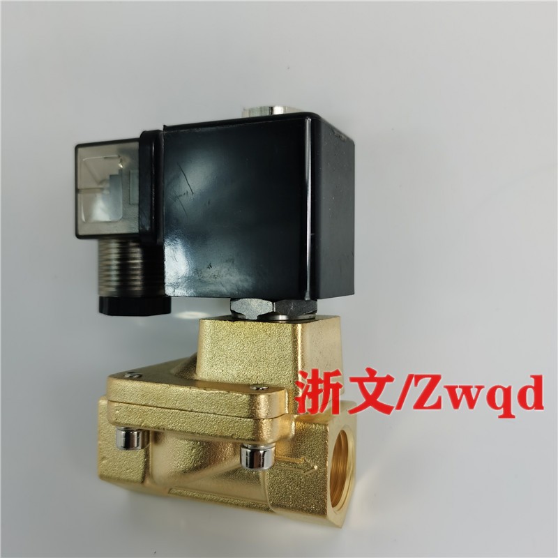 电磁阀SLP-15 SLP-20 25 32 40 50 4分6分1寸DN15 DN20铜体二通阀