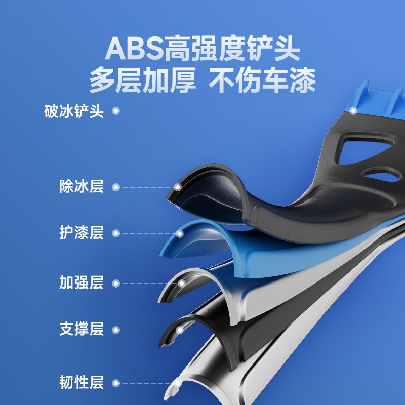 汽车用除雪铲前挡风车窗玻璃刮冰铲子扫雪刮板霜神器冬季清雪工具