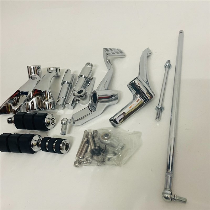 哈雷883XL1200/48改装前置脚踏总成改装前置挂挡杆刹车杆