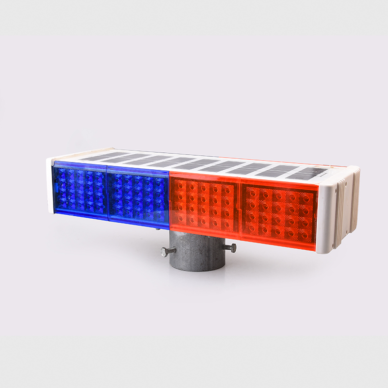 太阳能充电警示爆闪灯路口安全闪烁夜间施工信号交通道路强光路边