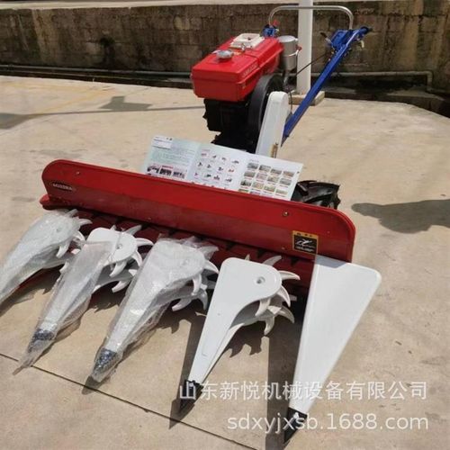 汽油整体割晒机 玉米秸秆芦苇苜蓿草收割机 手扶水稻割秧机