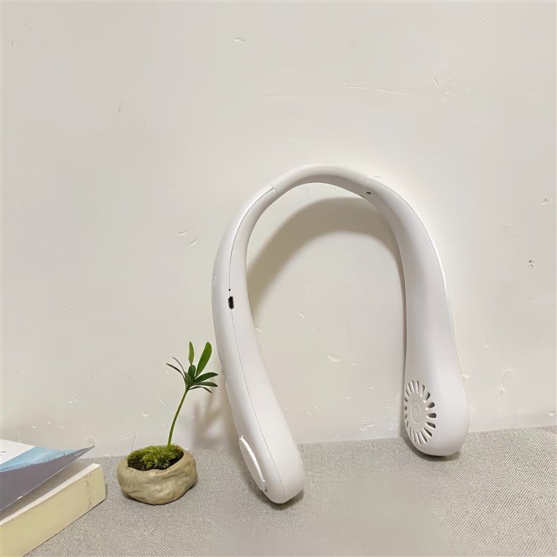 挂脖风扇无叶设计佩戴无感学生上班族通勤神器户外工作运动降温