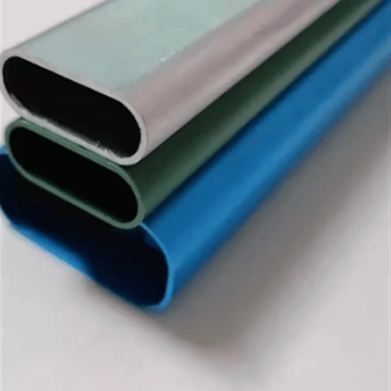 现货铝合金平椭圆管型材加厚伸缩椭圆管椭圆铝管伸缩套管规格齐全