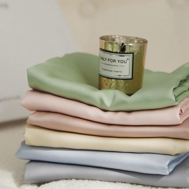 纯色冰凉丝滑60支兰精天丝床单莱赛尔床笠枕套 夏V季裸睡床上用品