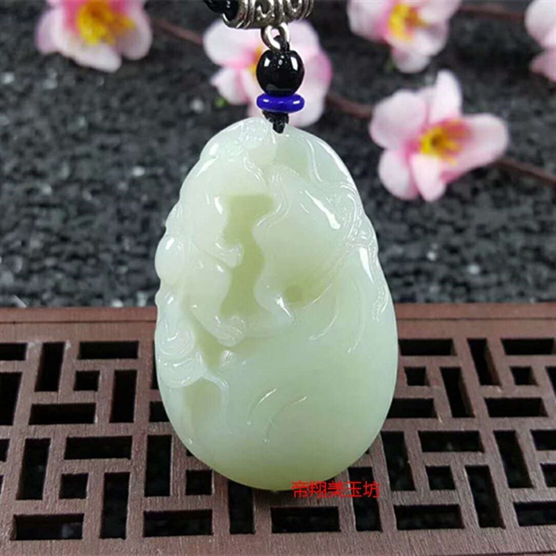 新疆和田玉i福袋吊坠代代数钱男女款吉祥挂件