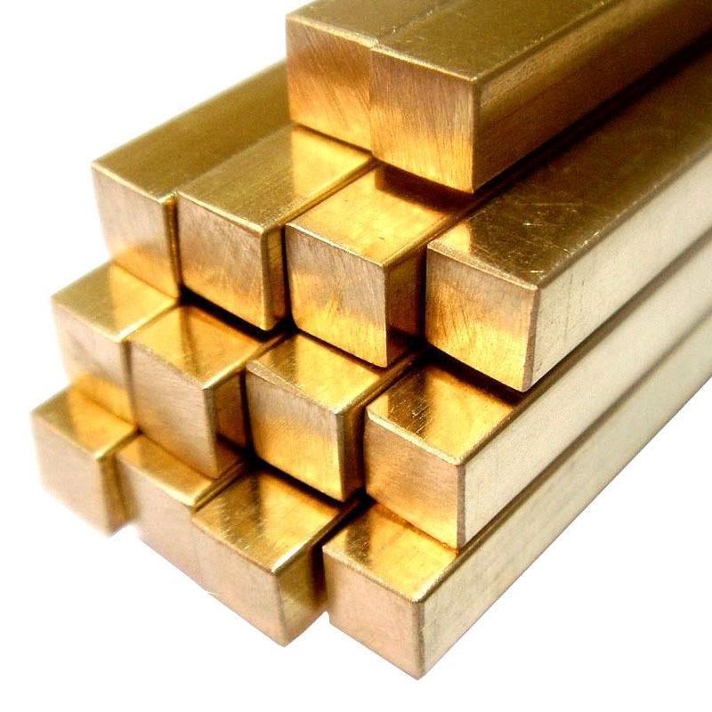 h59黄铜排 黄铜方棒 扁排装饰铜w条 C3604铜排钻孔攻牙零切2 3 4m