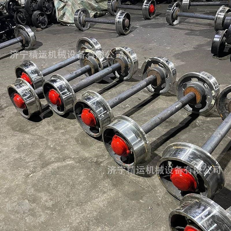 矿车轮300*600载重1吨矿车B轮对矿用轨道平板车轮蒙头轮可来图