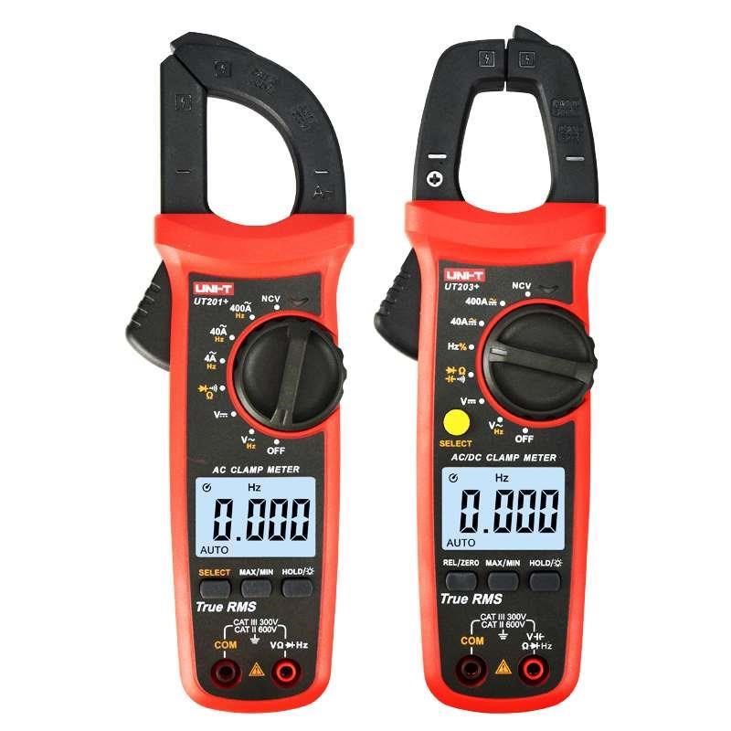 优利德钳形表UT201+系列交直流钳形电流表钳型万V用表数字钳形表