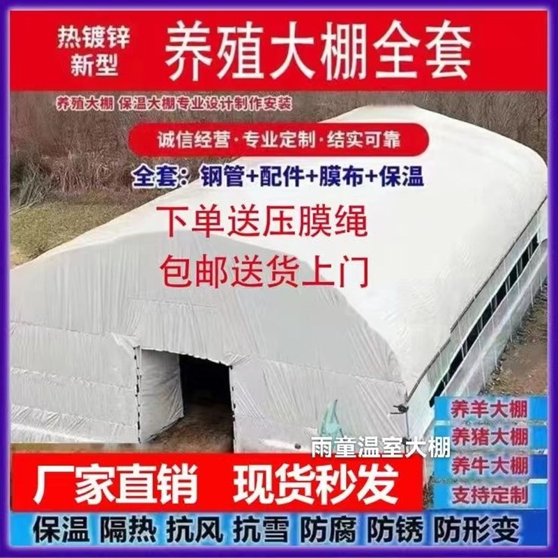 养殖大棚全e套大棚骨架家用温室种植棚专业养鸡棚羊棚牛棚养猪大