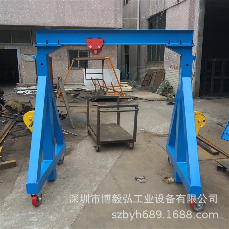 简易小型手推龙门架n 电动升降式可拆式升降龙门架 移动式龙门吊