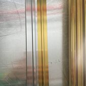 收口线条UV板阳角线单边字条石阴角线专用工塑供应