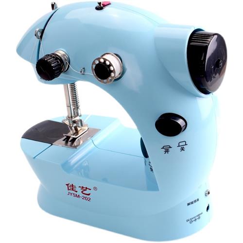 现货佳艺202家用缝纫机 自动z小型电动脚踏吃厚多功能机迷你缝纫