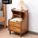现代简约室型头主卧收纳柜多功能床小床边实木储物柜床头柜小柜子