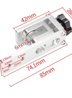 型材直同步器打印机伸皮带/y拉张紧3d轴3拉配件铝带调节2024新款x