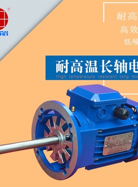 250W长轴电机工业高温干t燥箱马达,不锈钢耐腐蚀电动机Y26334
