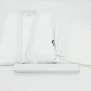 白色柔道服 刺绣柔道服合气道服 训练柔道服 柔术服