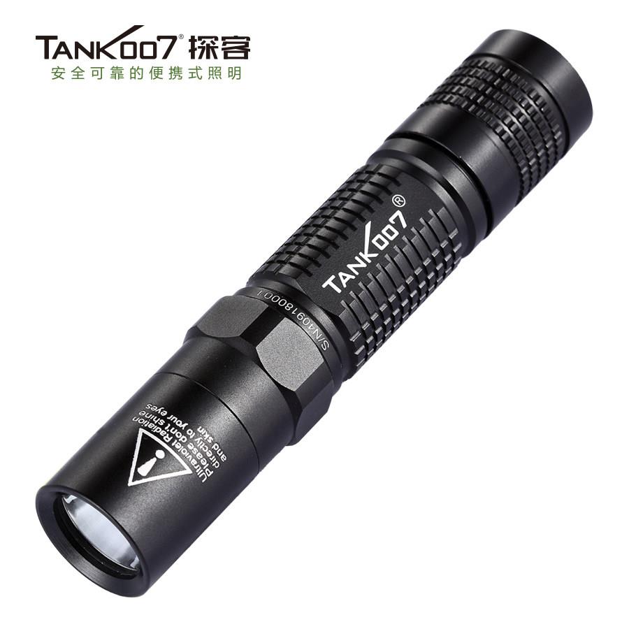 TANK007探客L03C紫光手电筒强光充电瓷器鉴定365nm紫外荧光检测灯