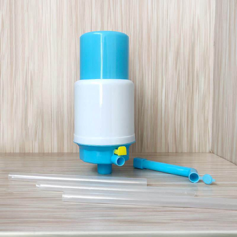 水之帮桶装水天蓝色硬壳泵水器抽水器压水泵大桶手压泵简易饮水器