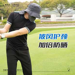 高尔夫多功能渔夫帽套装全方位防晒护颈吸汗速干软骨支架携带方便