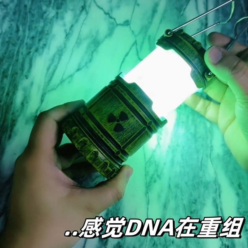 微型核反应堆灯笼摆件手提小夜灯氛围灯电池款核能装Z置家用卧室