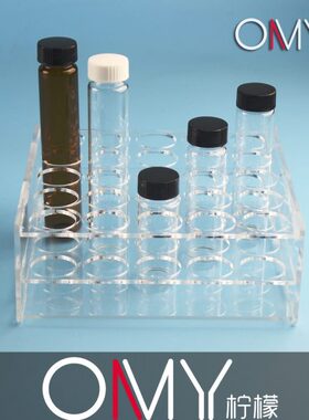 l2  l样品 m40放可m孔 30孔瓶玻璃瓶lm9 60m径 lmm2025有机玻璃架