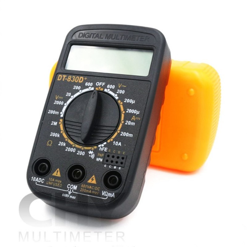 DT830LN 电工家用万能表小型迷你型数字万用表 带背光表笔电池