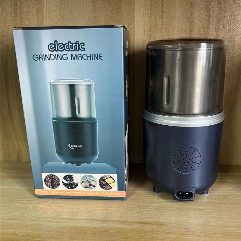 电动研磨机打粉咖啡不锈钢家用小型粉碎机五谷杂粮干磨打碎磨粉机