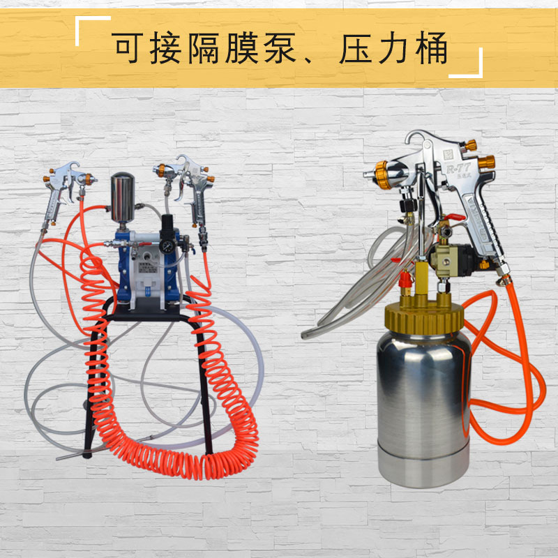 德国黑克压送式喷枪气动油漆喷枪R-71汽车家具乳胶漆喷漆枪工具
